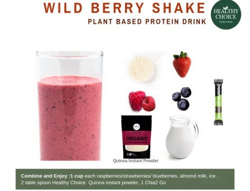 Wild berry shake